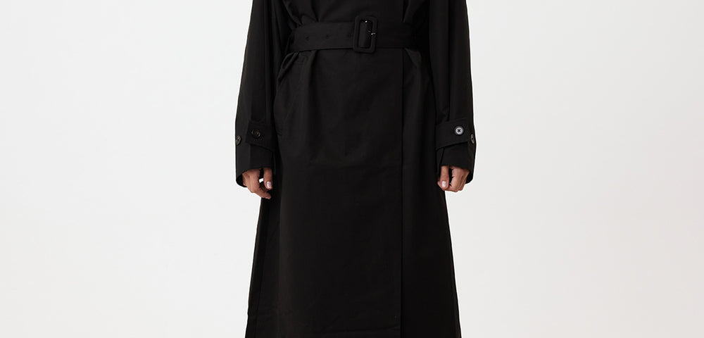 Relaxed Trench Coat | Black, image 2 of 2