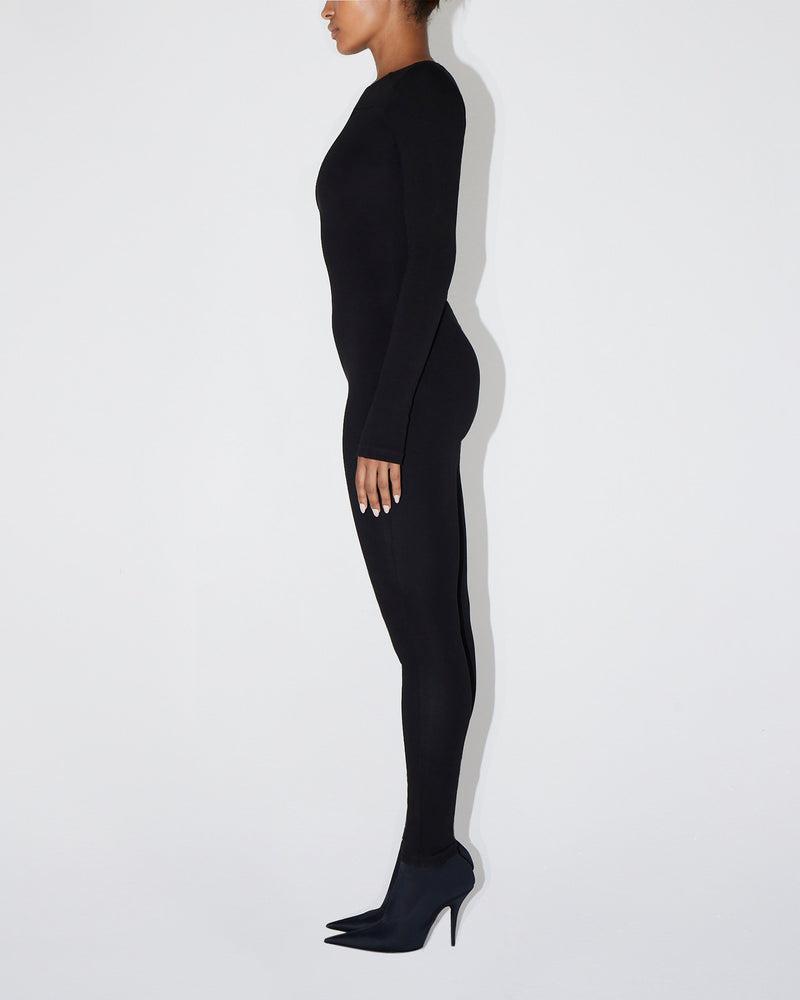 Long Sleeve Catsuit | Black