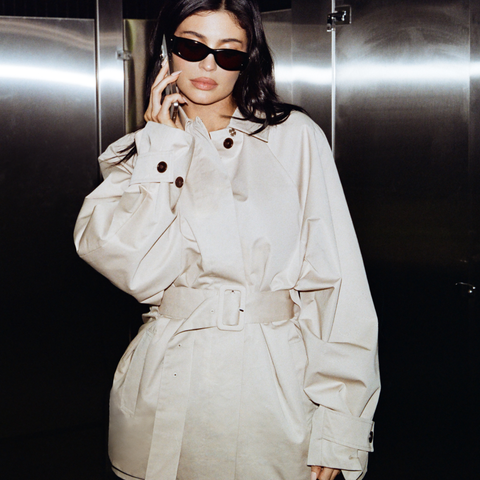 Taupe Short Trench Coat Outerwear Fitted | Khy