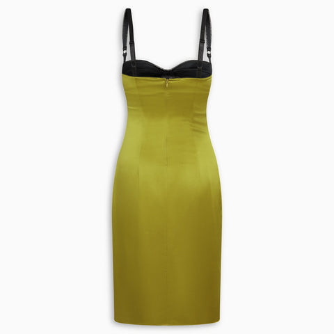 bellamy bustier midi dress green Bellamy Bustier Midi Dress