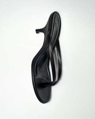 Studio Thong | Black Leather
