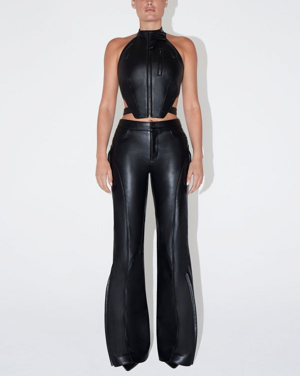 Faux Leather Pant Khy