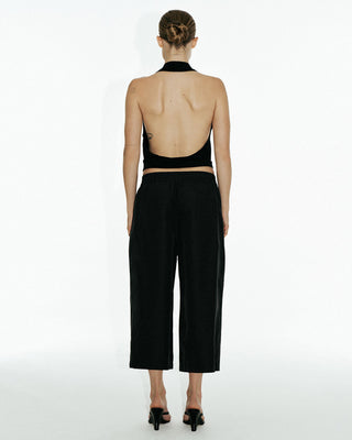 Crosswalk Halter | Black