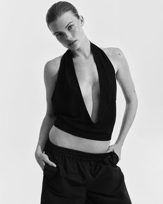 Crosswalk Halter | Black