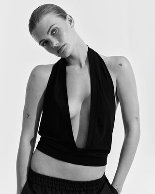 Crosswalk Halter | Black