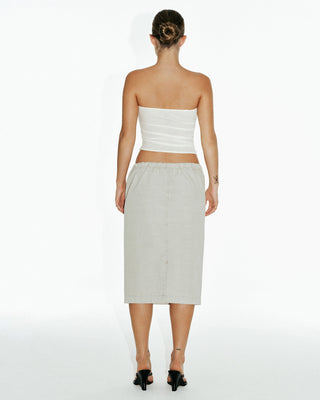 Joshua Midi Skirt | Storm