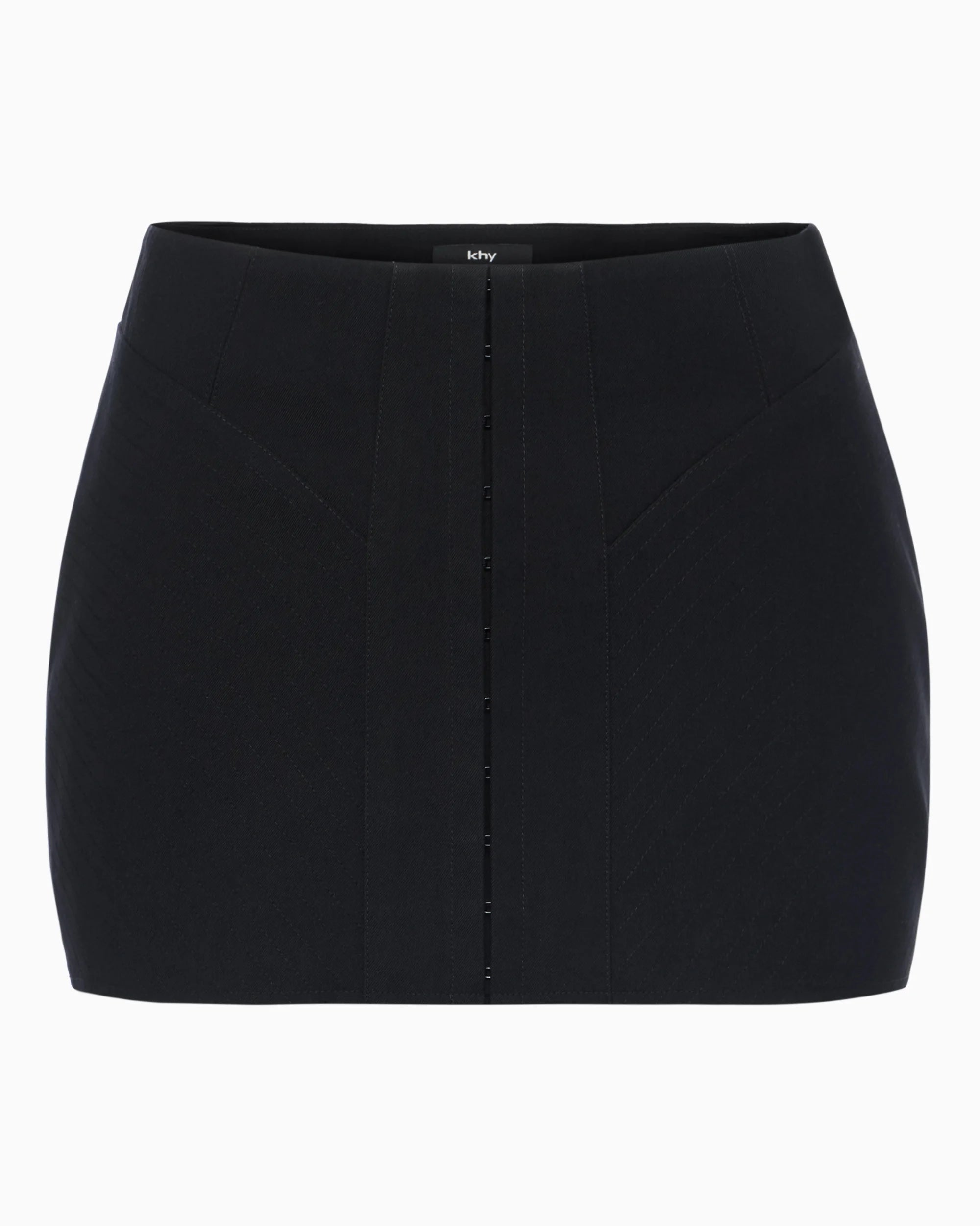Mini Corset Skirt | Black
