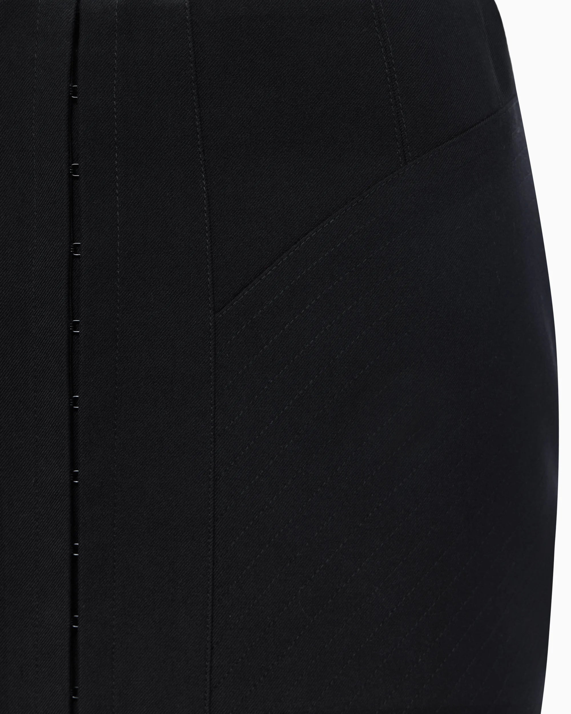 Mini Corset Skirt | Black