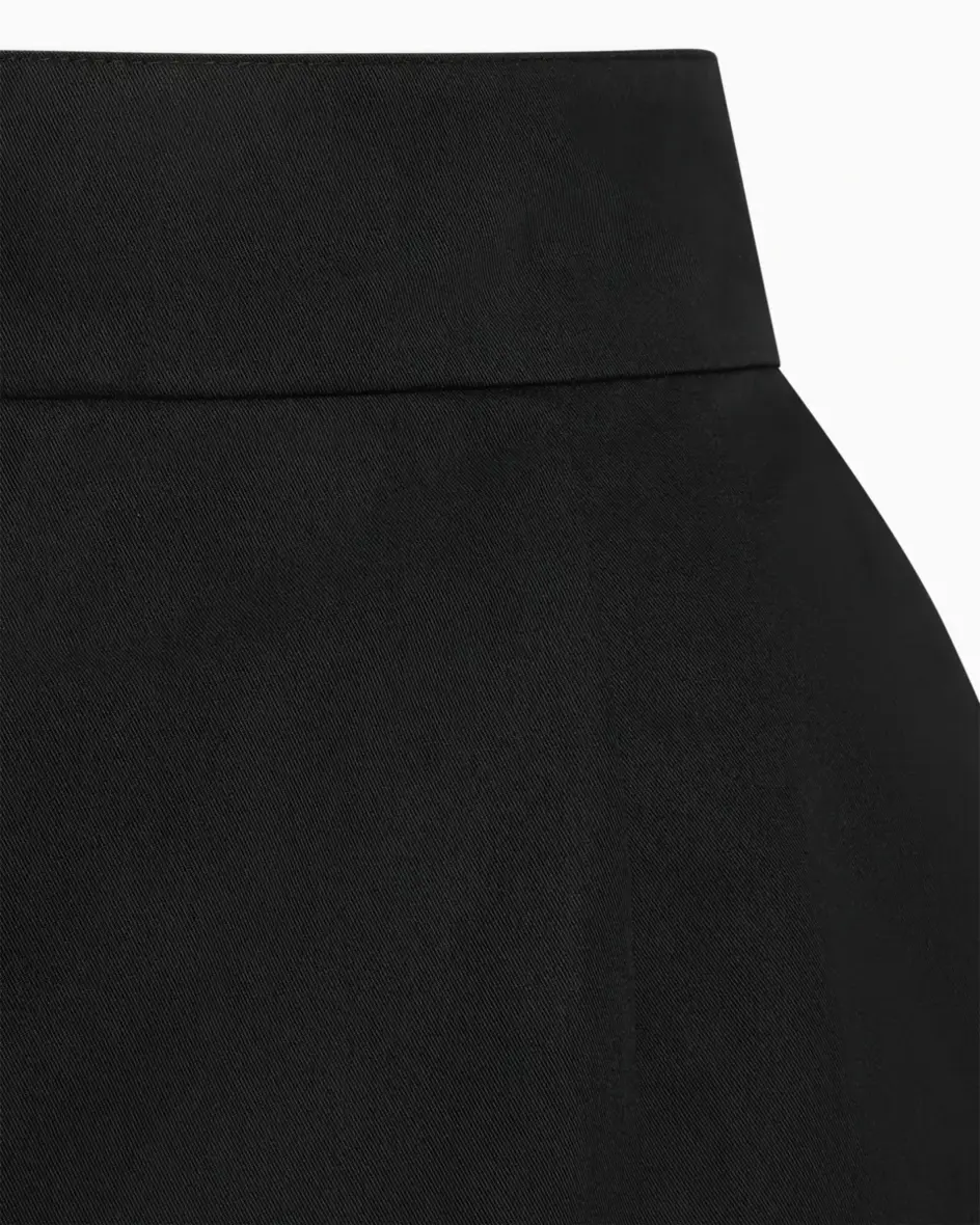 Structured Mini Skirt | Black