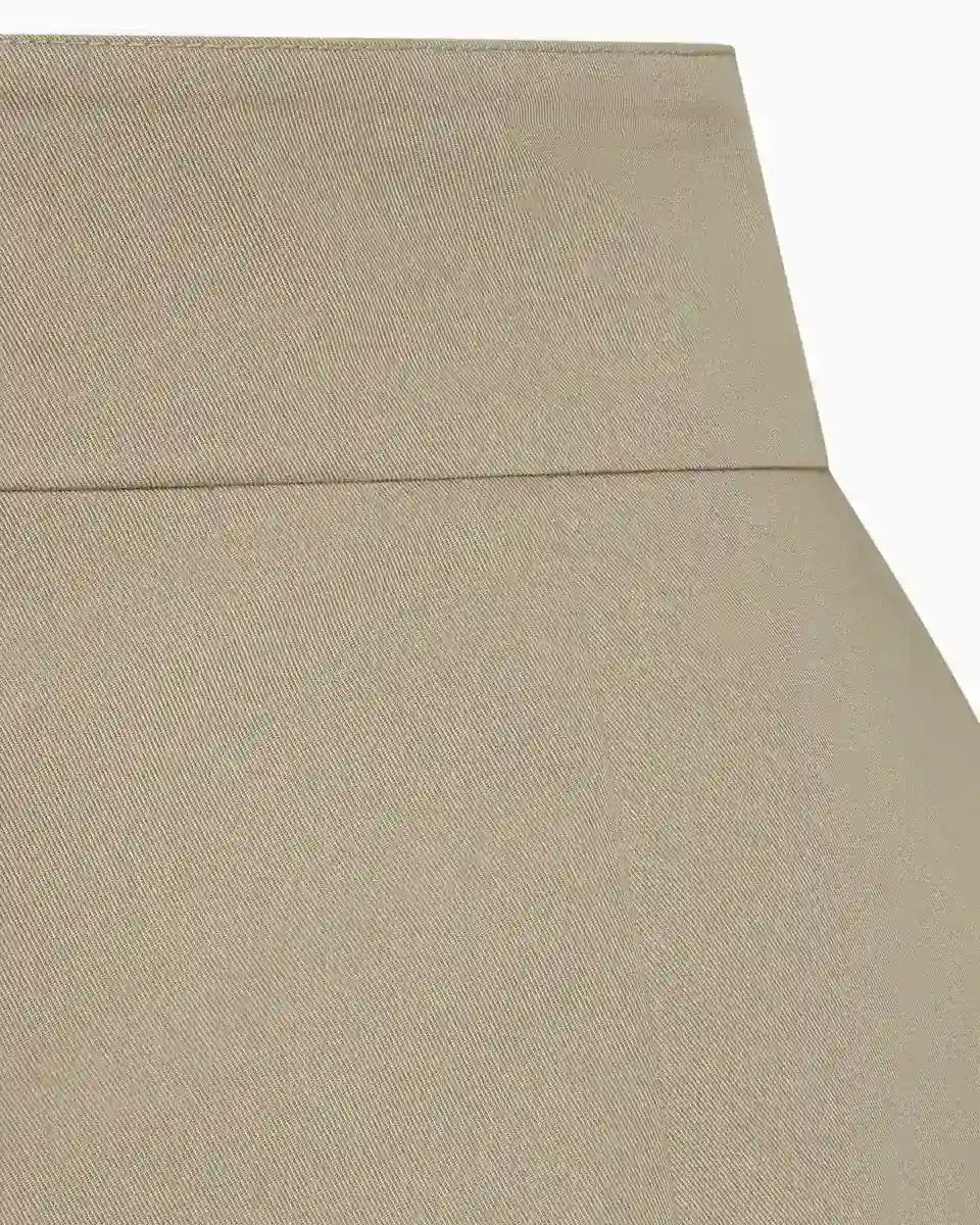 Structured Mini Skirt | Taupe