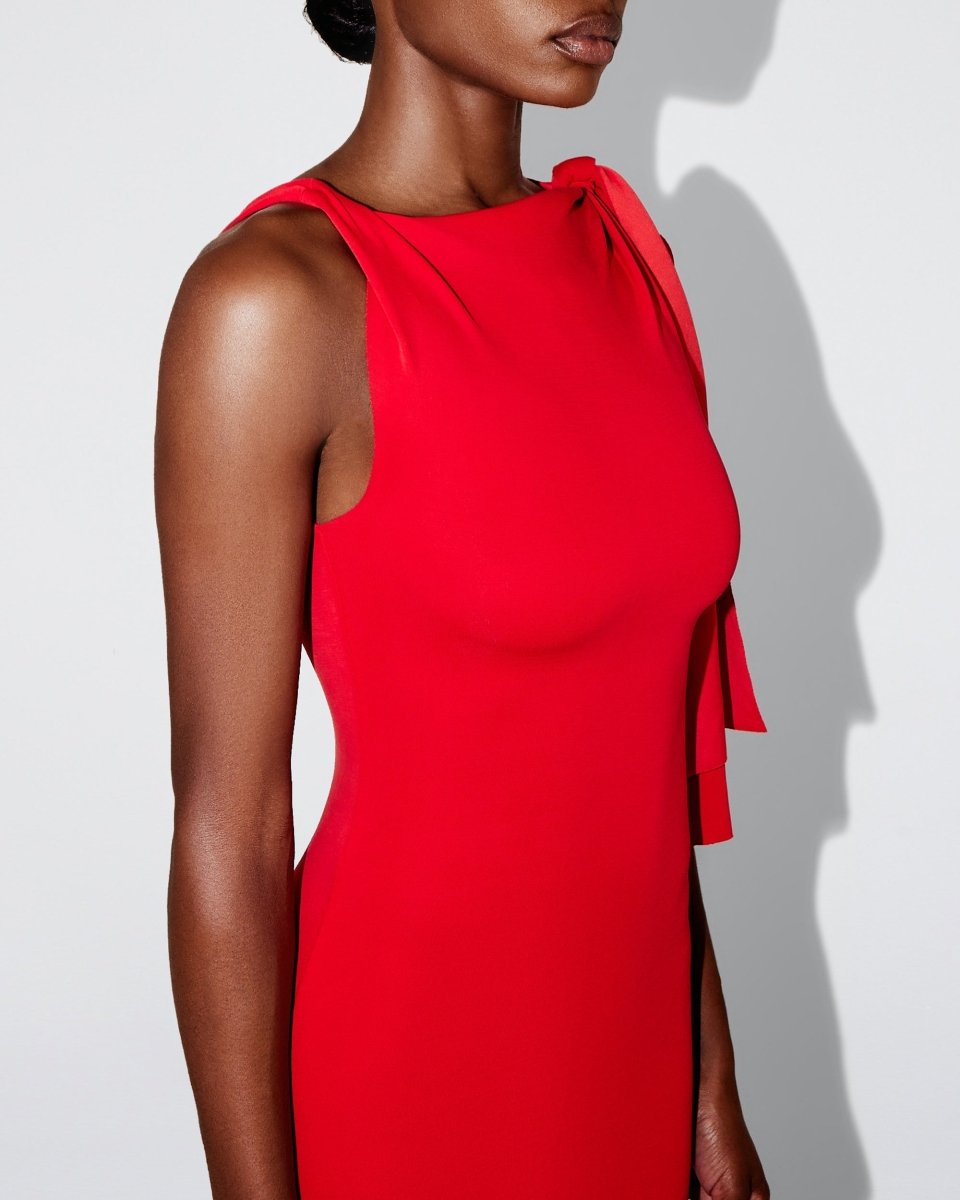 Stretch Knotted Maxi Dress