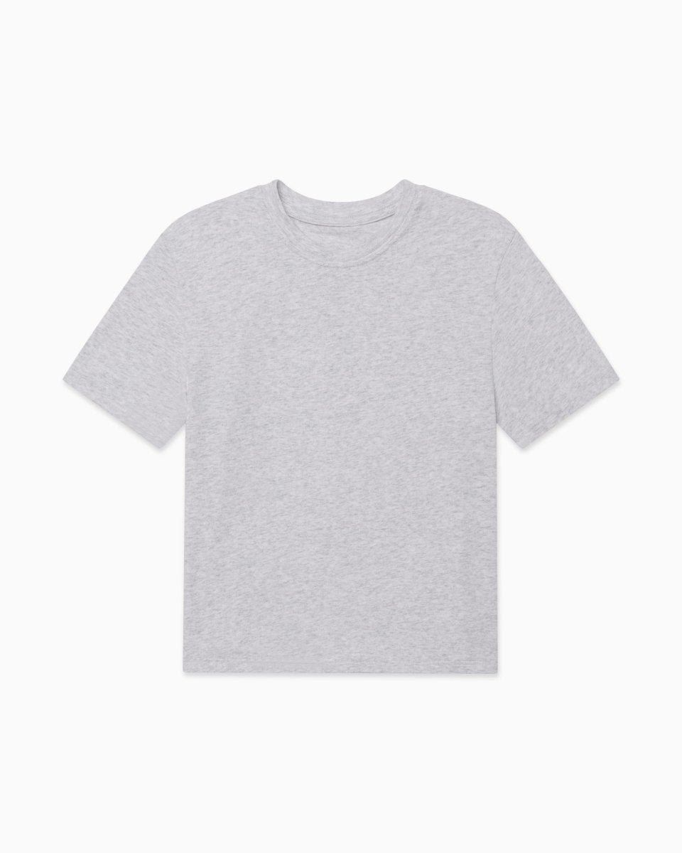 Short Sleeve Baby Tee Heather Grey main image 1
