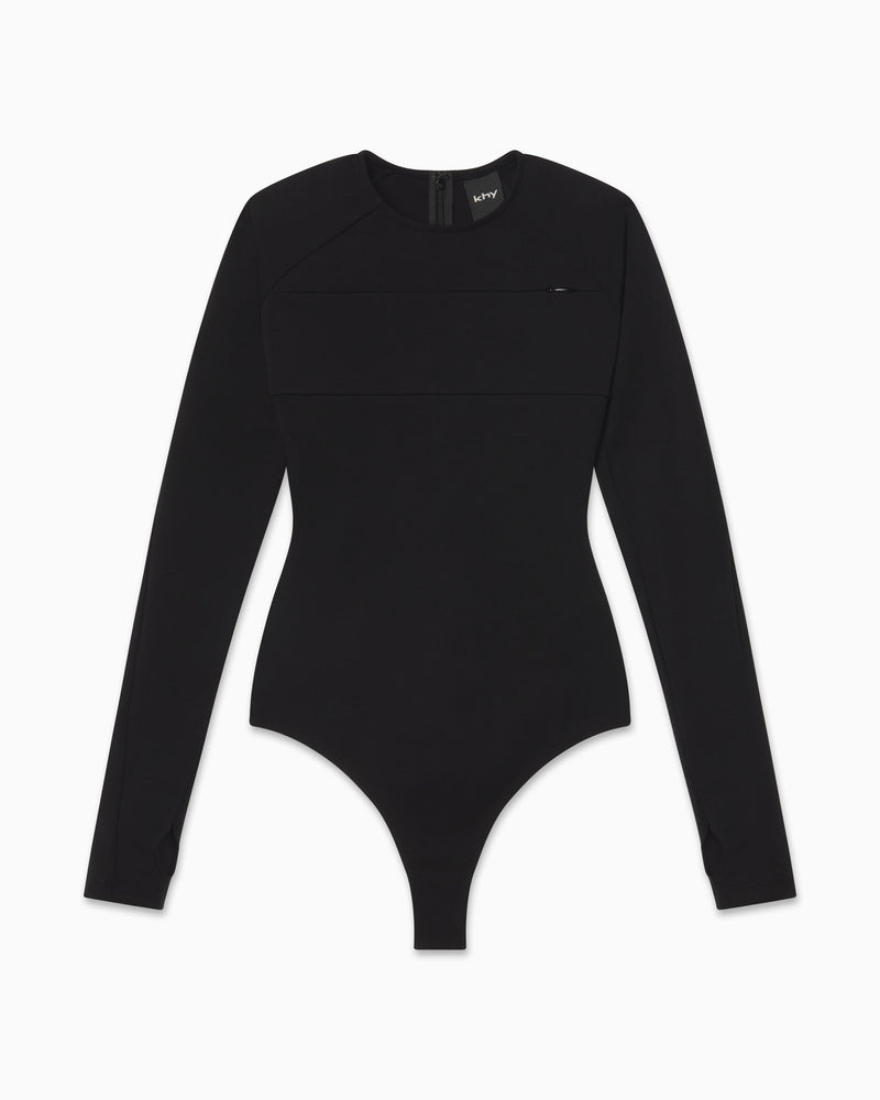 Long Sleeve Bodysuit | Black – Khy