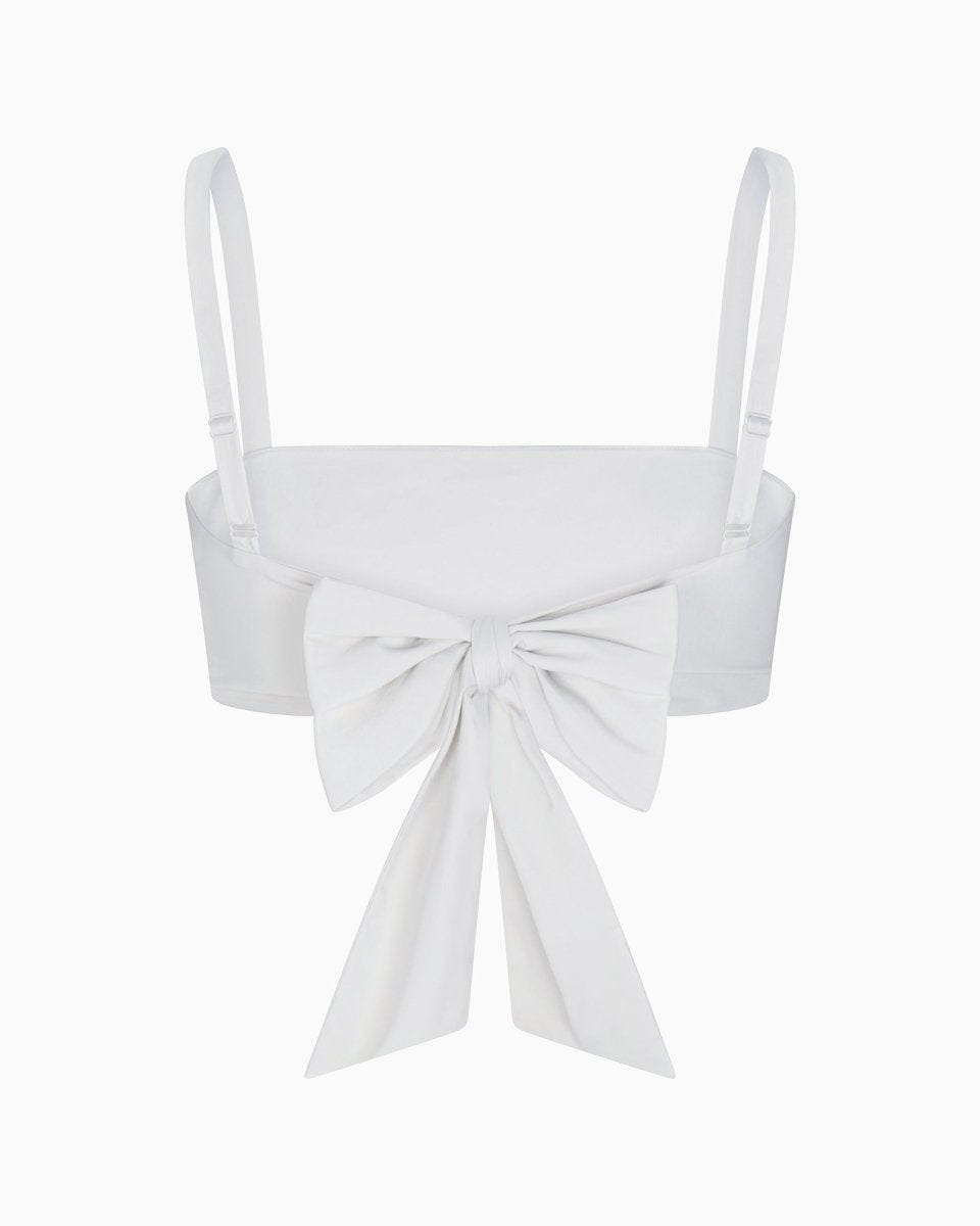 Poplin Bralette | Light Grey