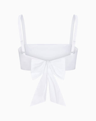 Poplin Bralette | White