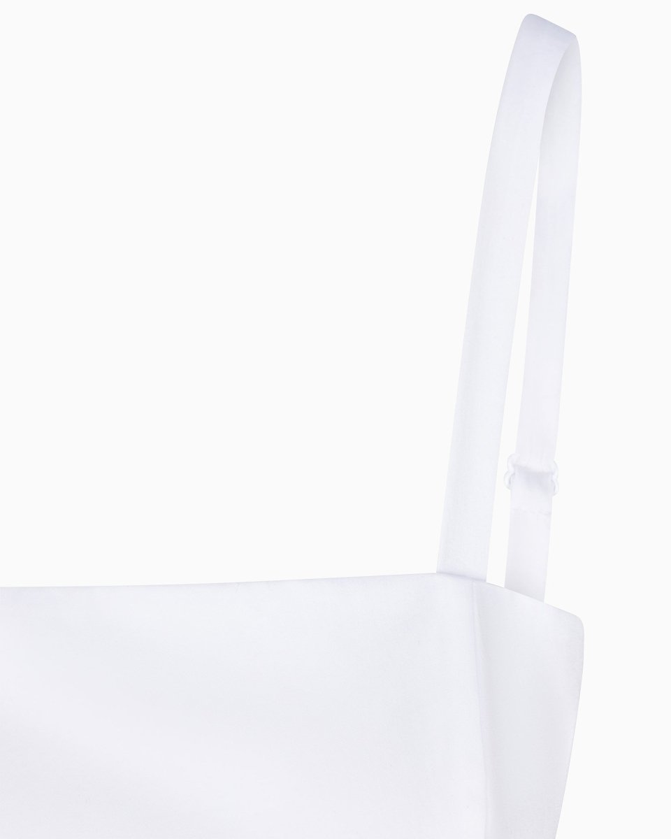 Poplin Bralette | White