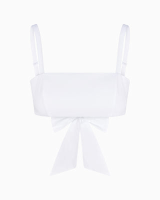 Poplin Bralette | White