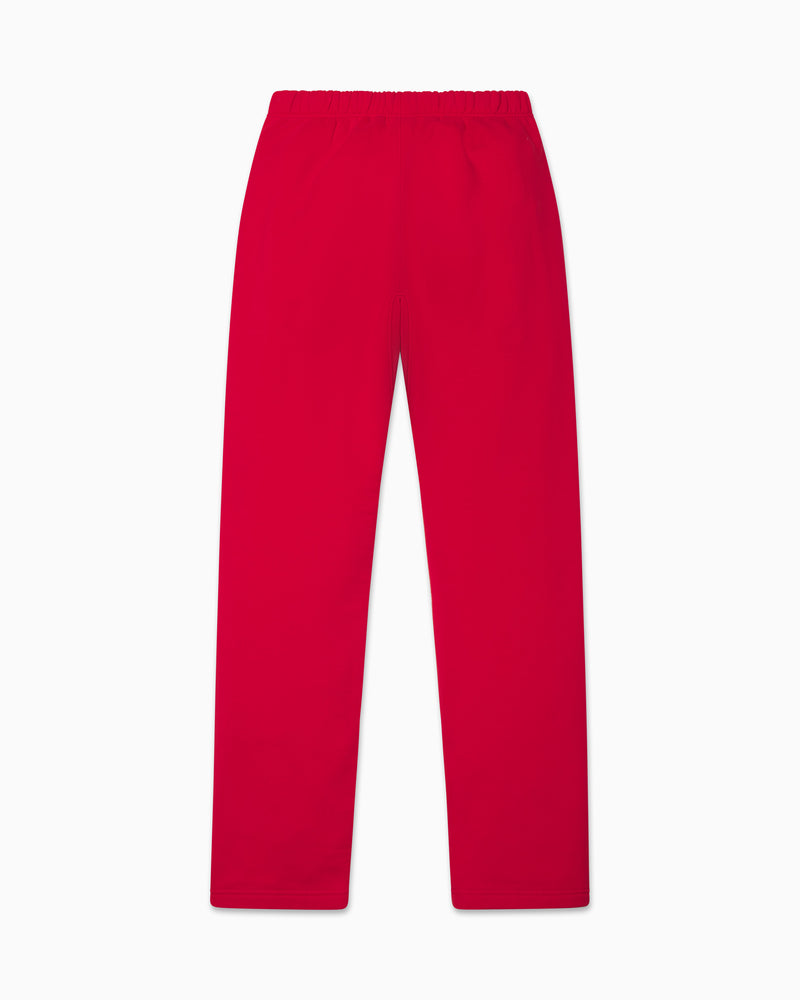 Fleece Straight Leg Pant | Red