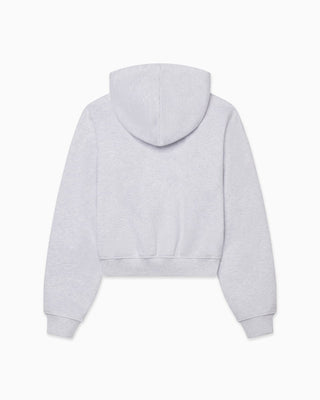 Fleece Zip Hoodie | Light Heather Grey