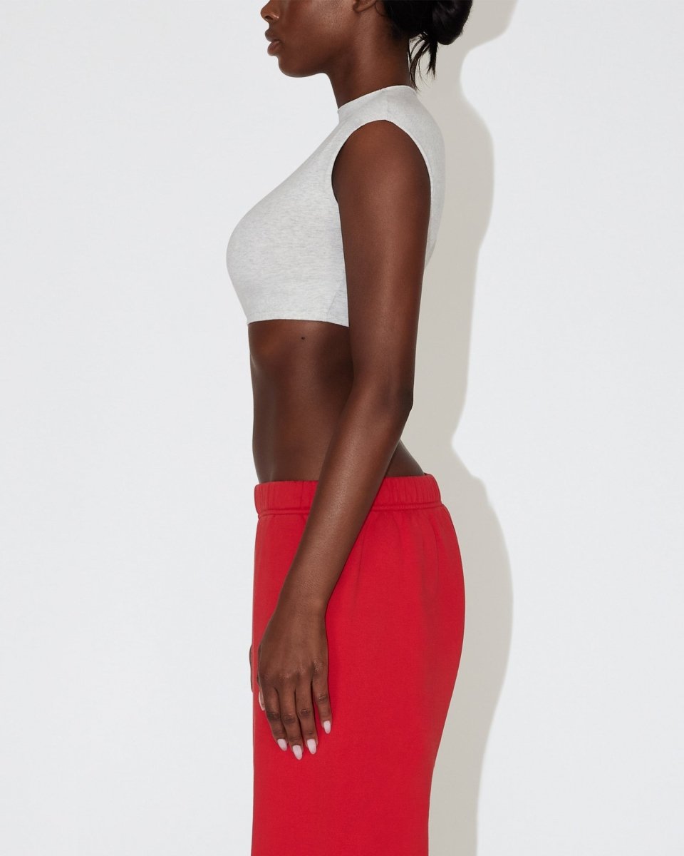 Micro Tee | Light Heather Grey