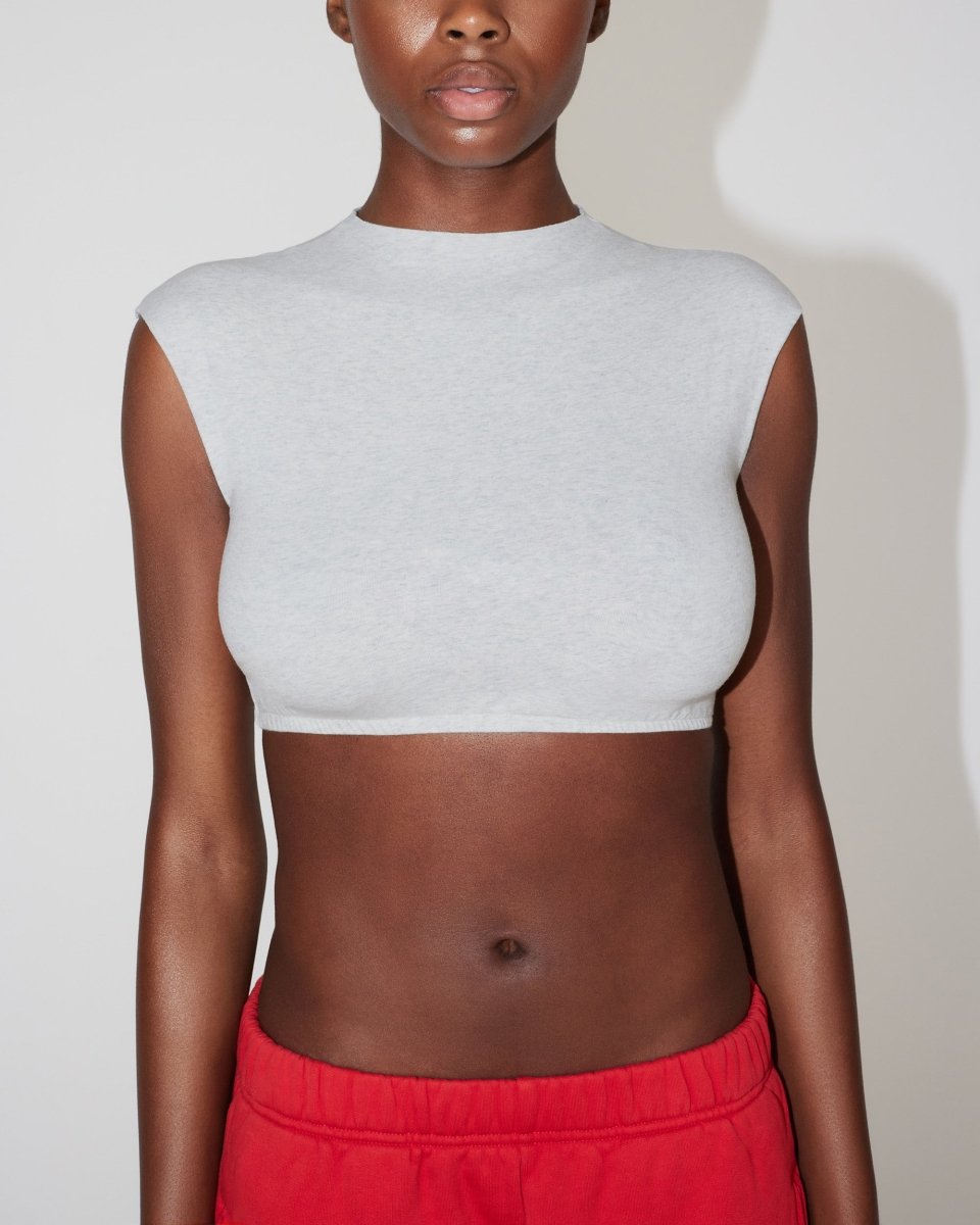 Micro Tee | Light Heather Grey