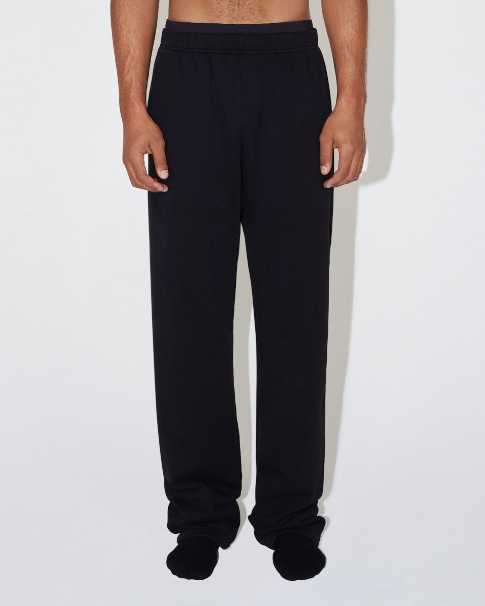 Fleece Straight Leg Pant | Black – Khy