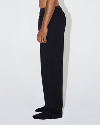 Fleece Straight Leg Pant | Black