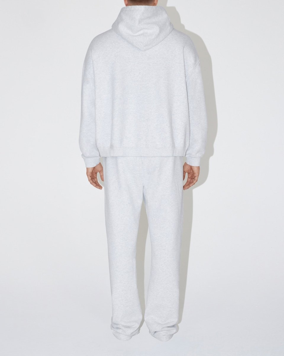 Fleece Oversized Hoodie | Light Heather Grey