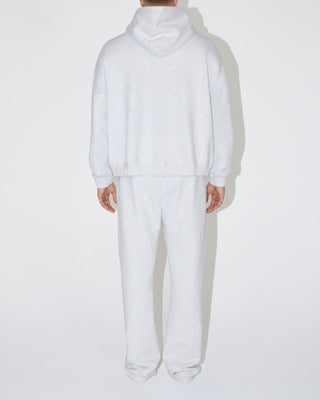 Fleece Oversized Hoodie | Light Heather Grey
