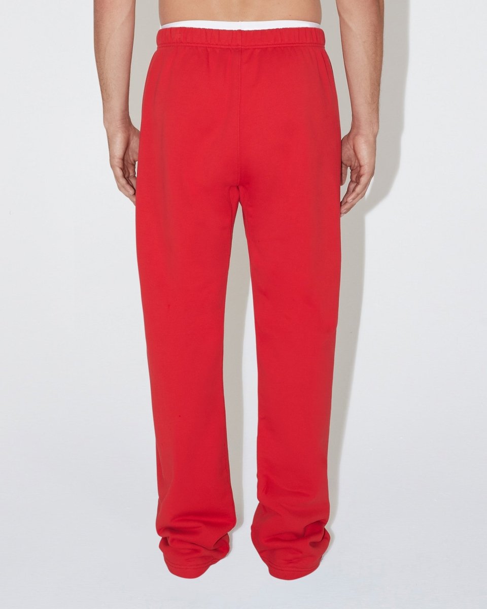 Ruby Red Viscos Rayon Straight Pant main image 1