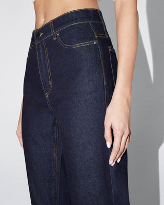 Classic Straight Leg Denim | Dark Wash