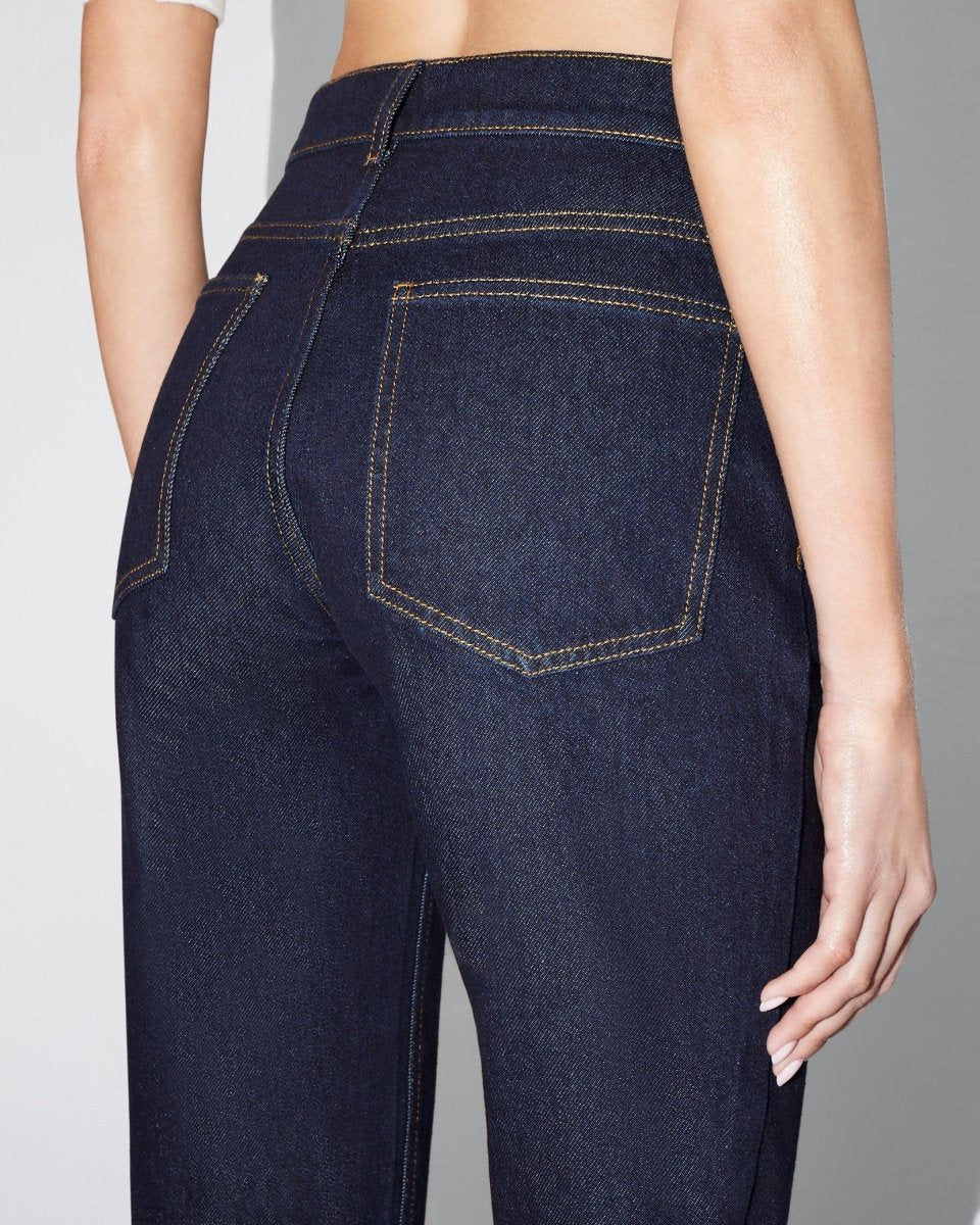 Classic Straight Leg Denim | Dark Wash