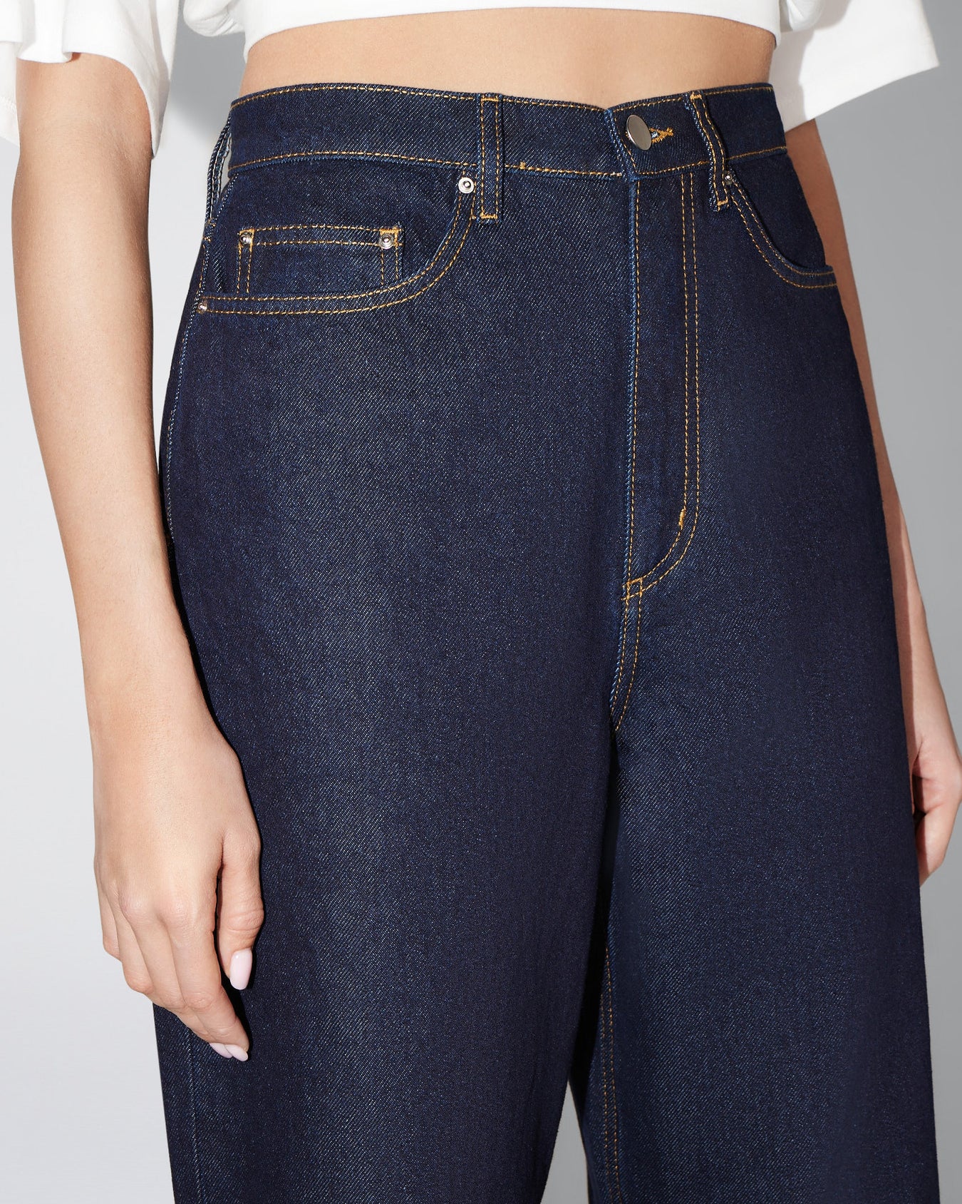 High-Rise Utility Denim