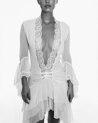 Leo Silk Dress | Pearl Silk