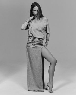 Grace Maxi Dress | Heather Grey