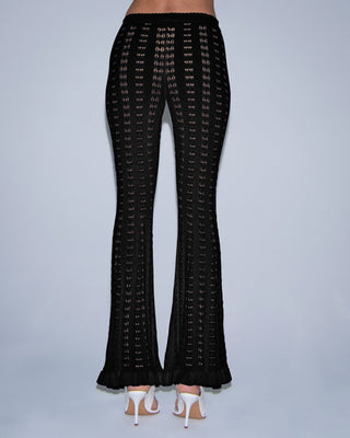 Late Summer Crochet Pant | Eclipse Black