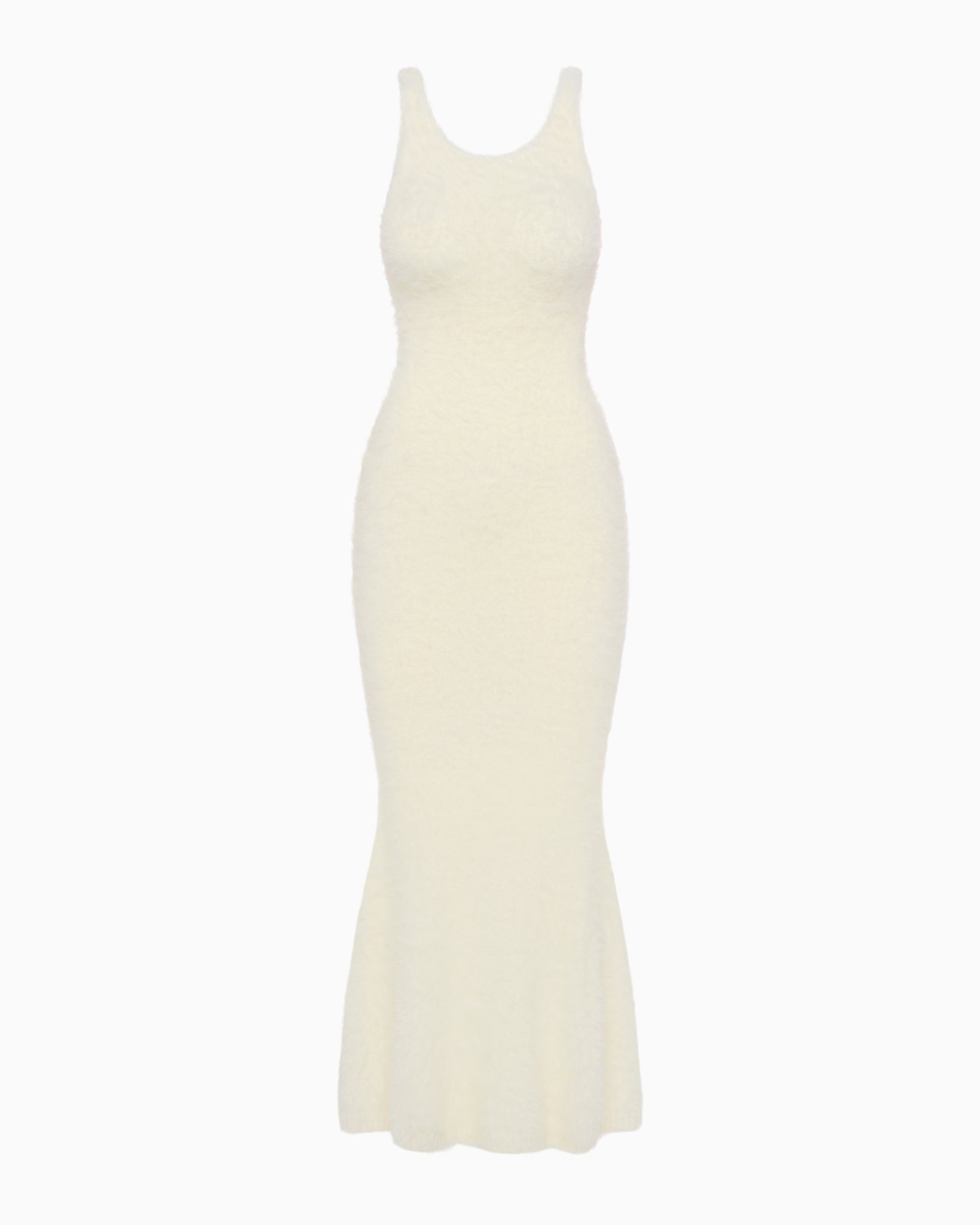 Cream Knit Low Back Dress Stretch Bodycon | Khy Cream Knit Low Back Dress Stretch Bodycon | Khy
