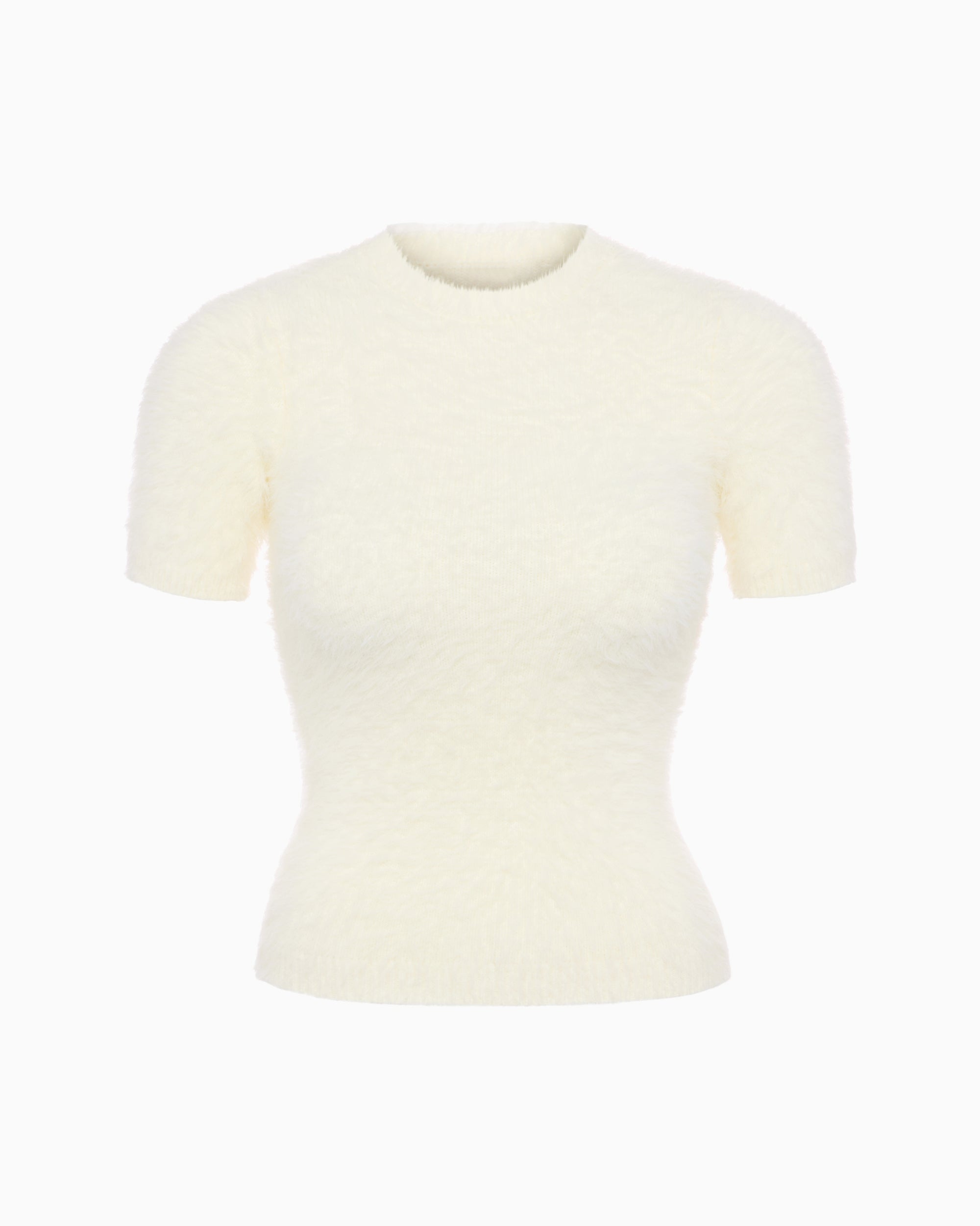 Knit Short Sleeve | Cream
