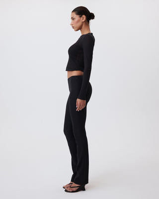 Echo Layered Tee | Black