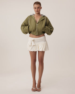 Laurel Bomber | Vintage Green