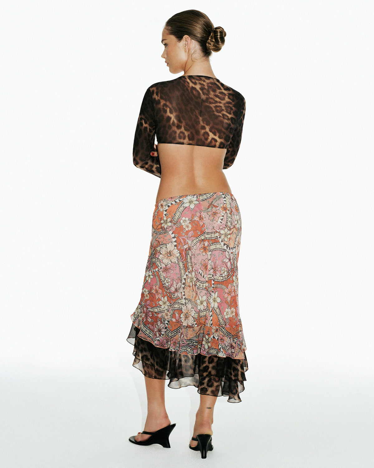 June Silk Tie Top in Leo | KHY by Kylie Jenner – Khy