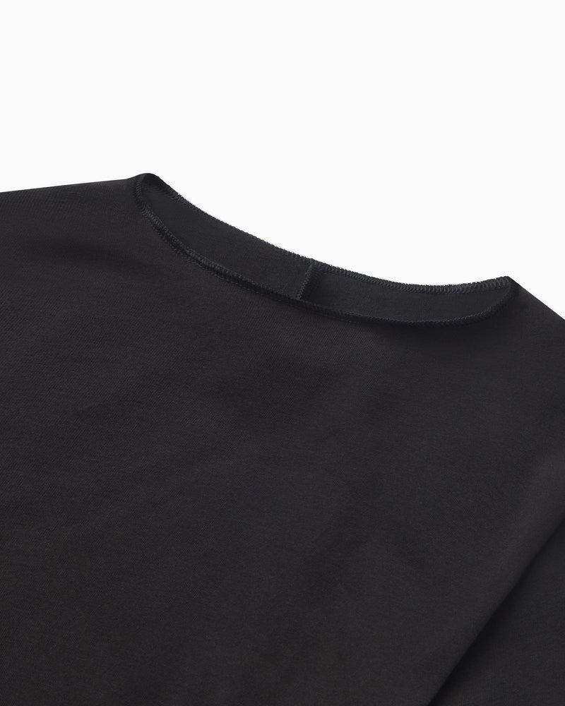 Long Sleeve Wrap Top | Black