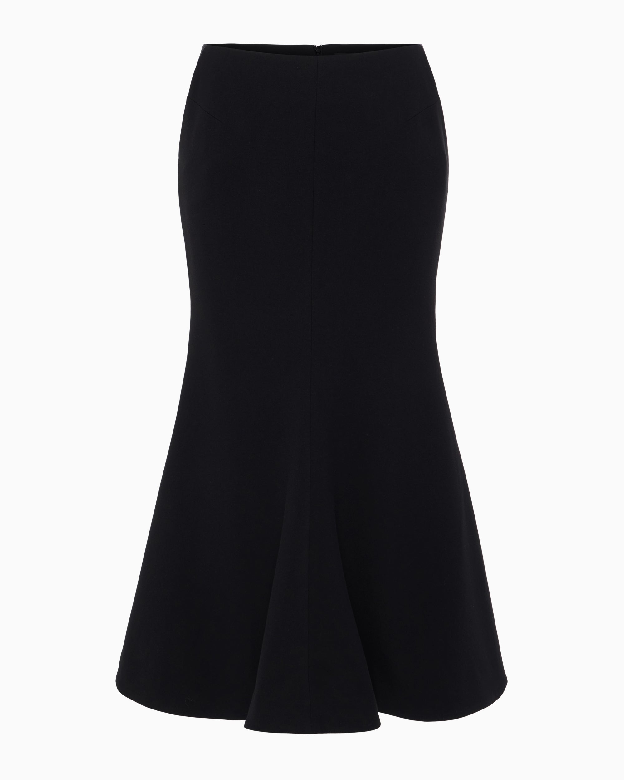 Long Tailored Skirt | Black