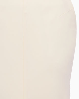 Long Tailored Skirt | Warm White