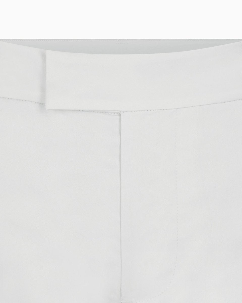 Poplin Low Rise Trouser | Light Grey