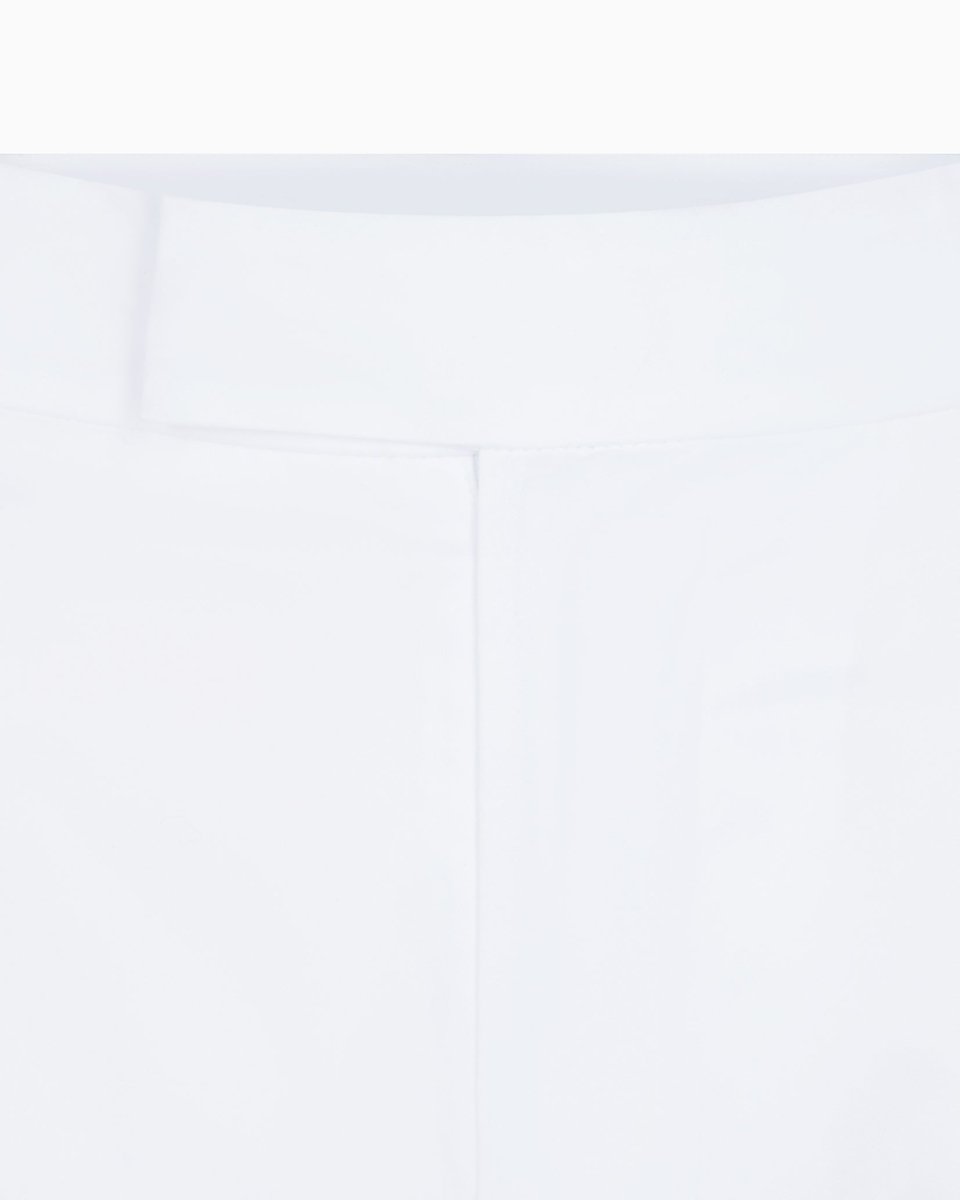 Poplin Low Rise Trouser | White