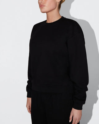 Fleece Crewneck | Black