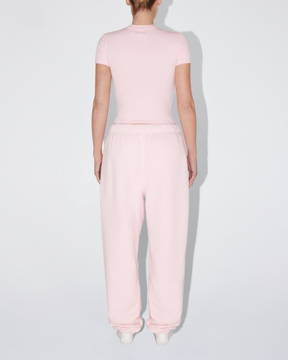 Blush pink jogger shorts ;;; one size fit most