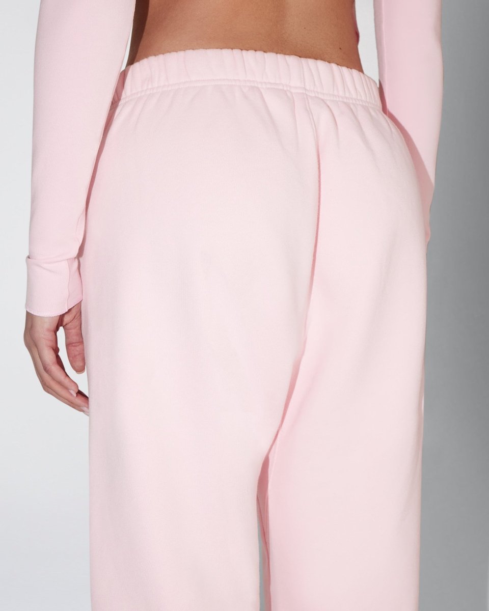Fleece Straight Leg Pant | Orchid Pink