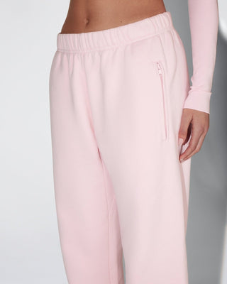 Fleece Straight Leg Pant | Orchid Pink